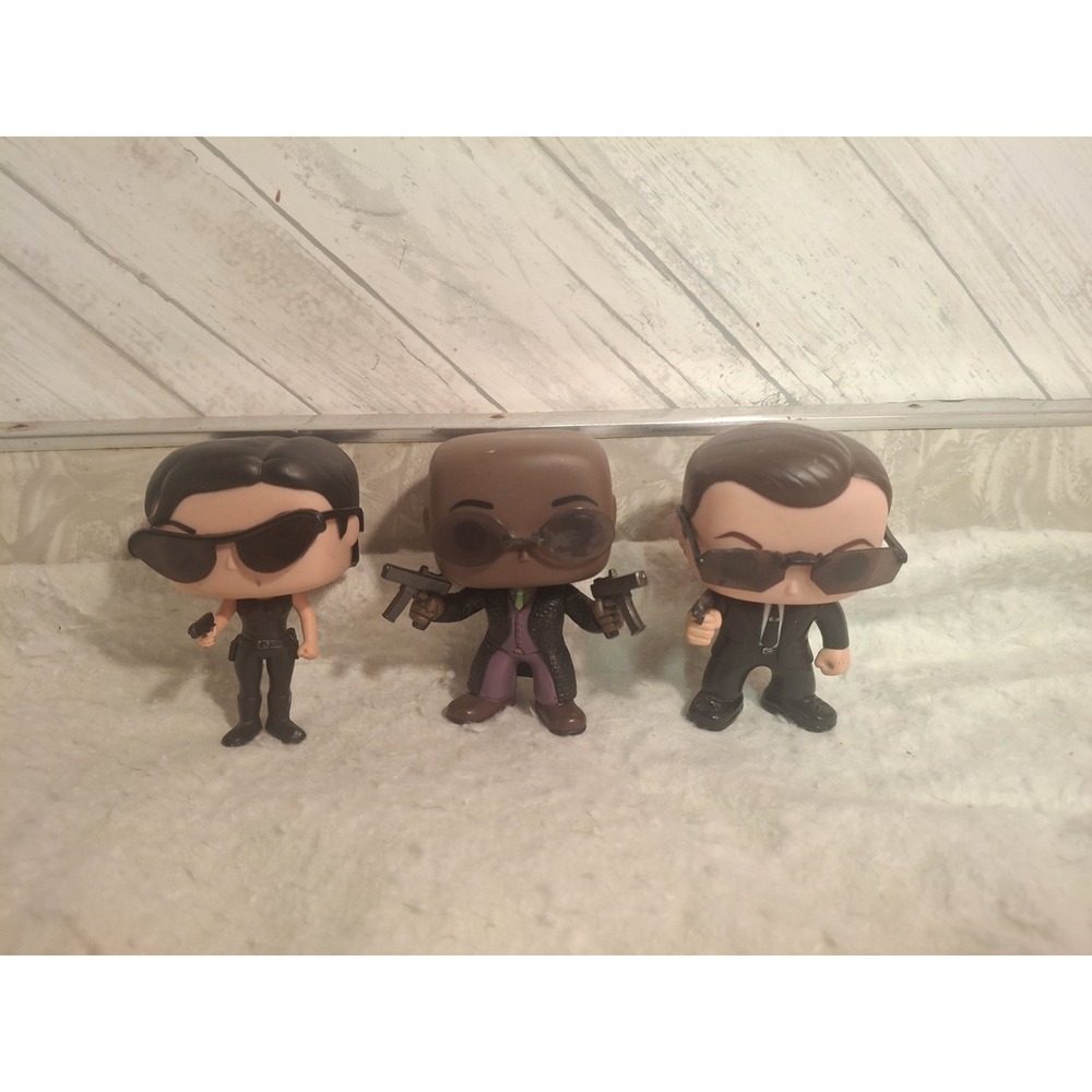Funko Pop! Movies The Matrix Lot Agent Smith Morpheus Trinity OOB Loose Figures